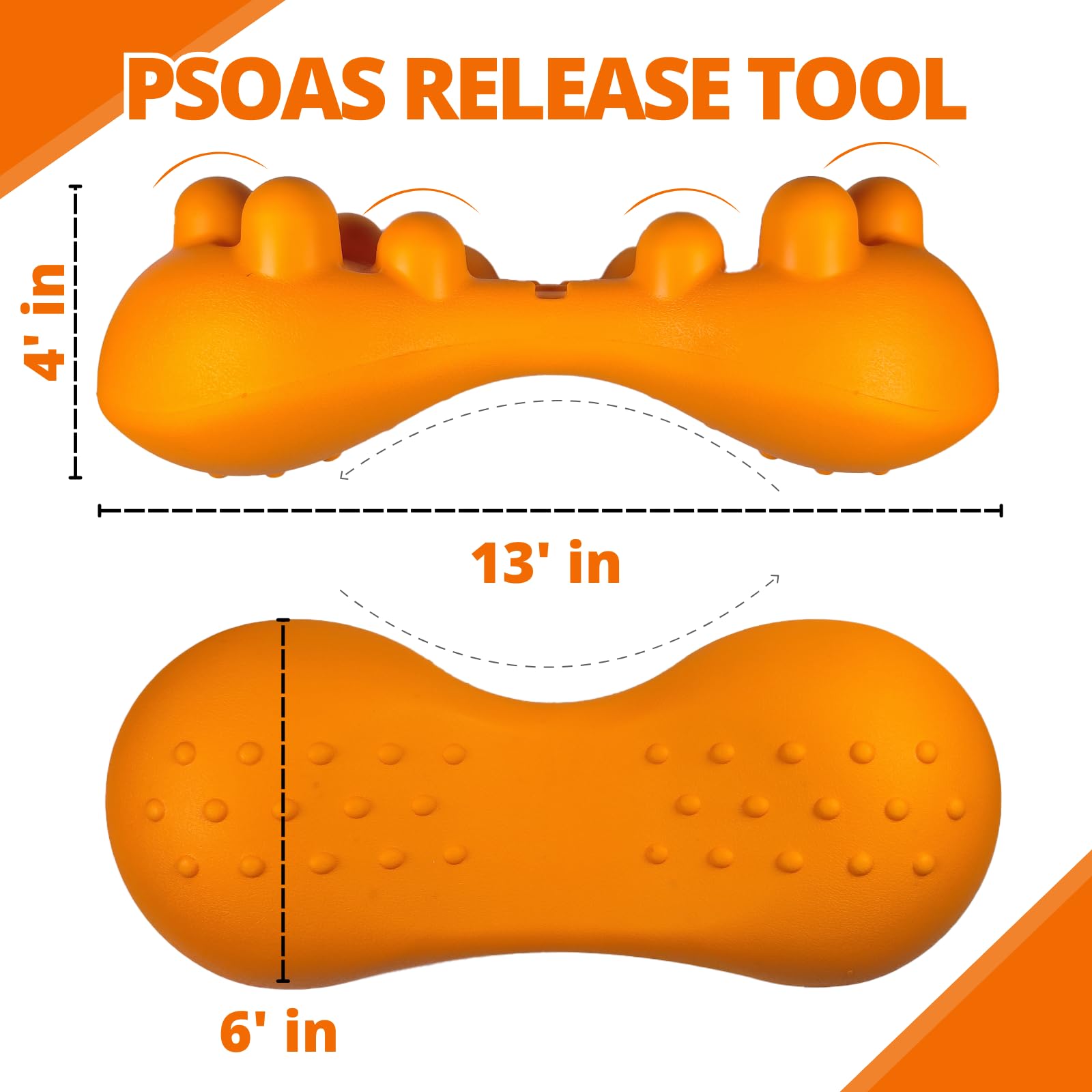 ZeenKind Psoas Release Tool durable design for safe use on the spine area.