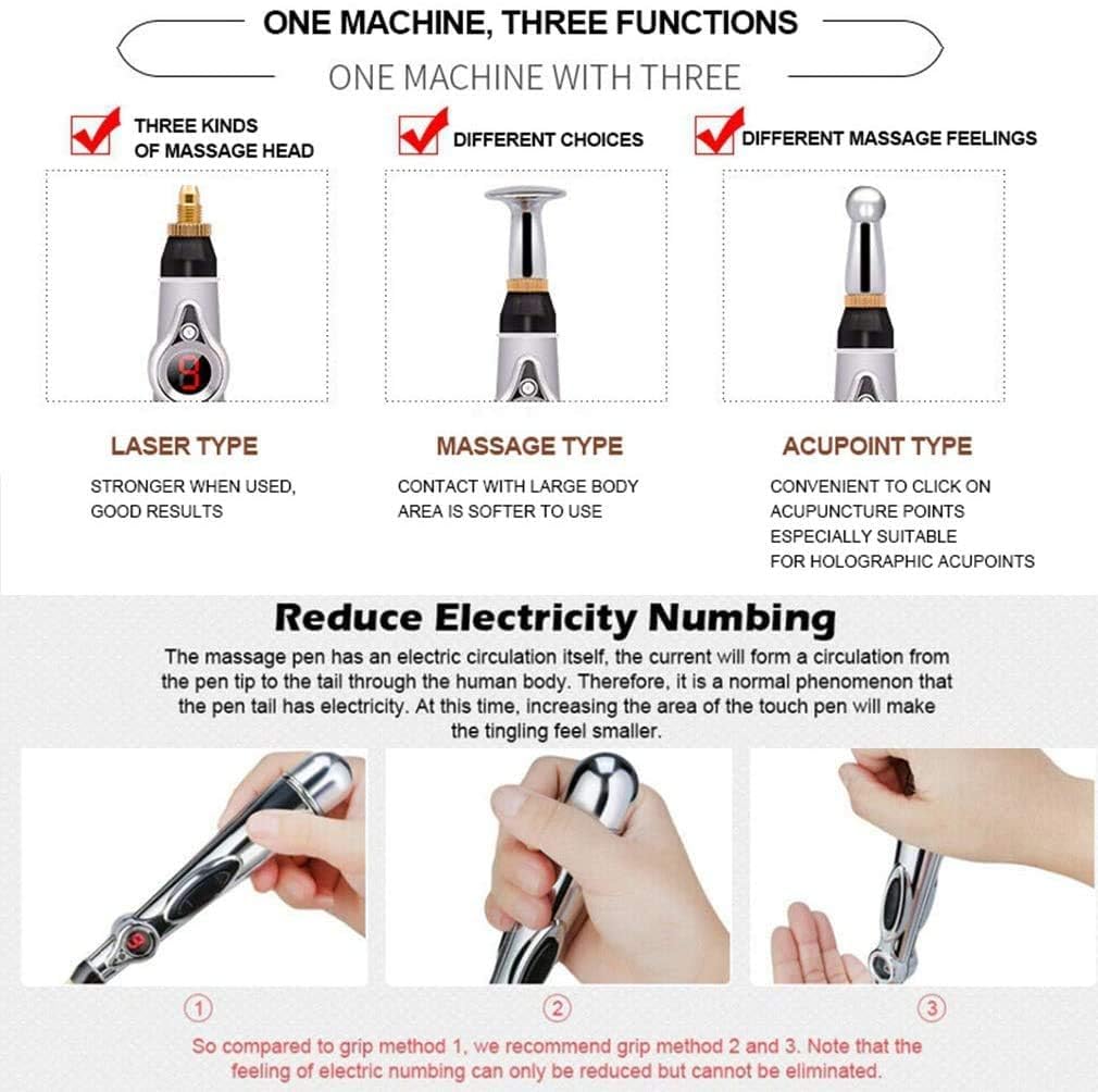 Zeerkeer Acupuncture Pen packaging contents with gel refills.