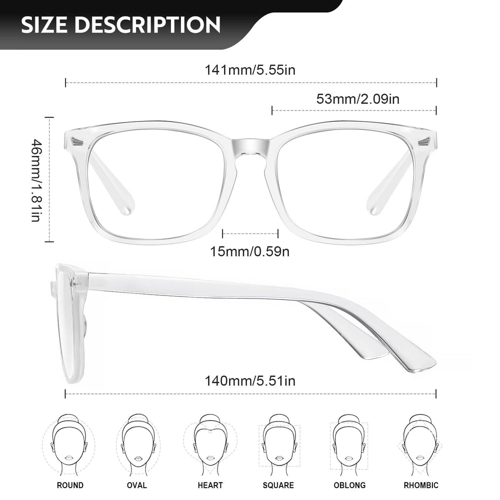 ZEHEXA lightweight polycarbonate frames for comfortable all day wear