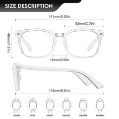 ZEHEXA lightweight polycarbonate frames for comfortable all day wear