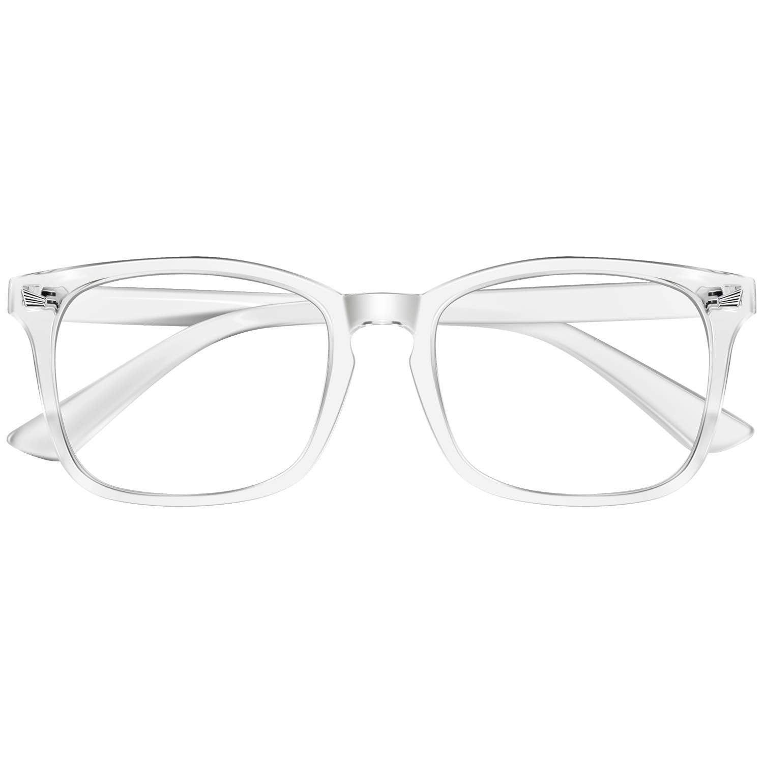 ZEHEXA reading glasses blue light blocking square frame for clear screen viewing