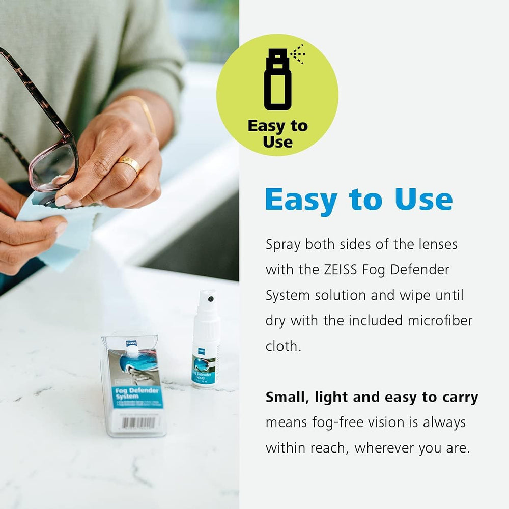 Packaging variation shown for the ZEISS Fog Defender System kit