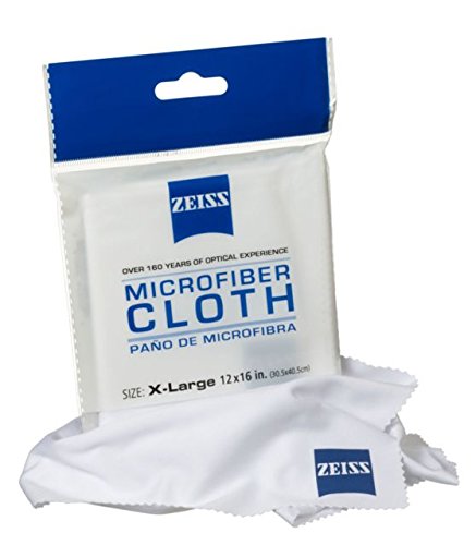 ZEISS Jumbo Microfiber Cloth 2105 cleans dust from cameras and optics
