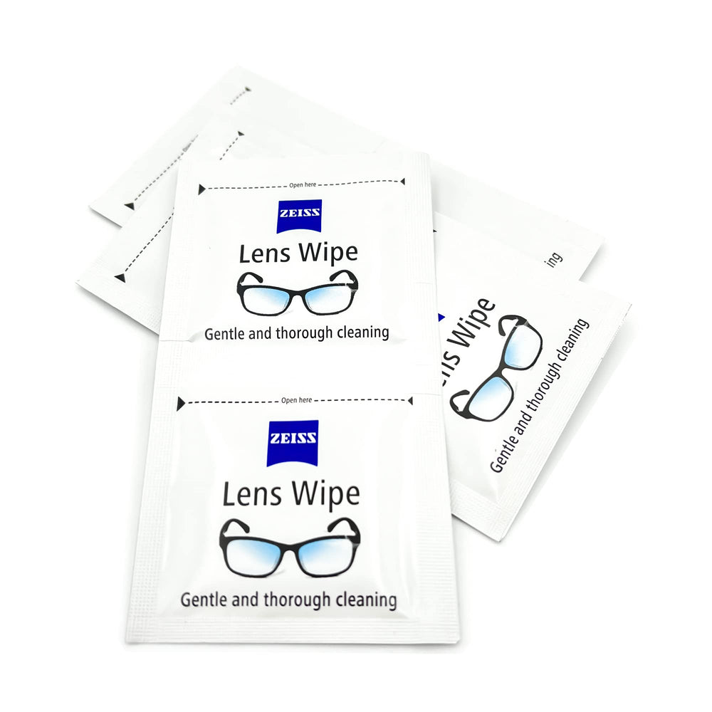 ZEISS Lens Wipes ammonia-free and fragrance-free for safe lens care.