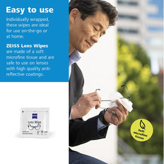 ZEISS lens wipes for camera lenses delivering streak-free clarity