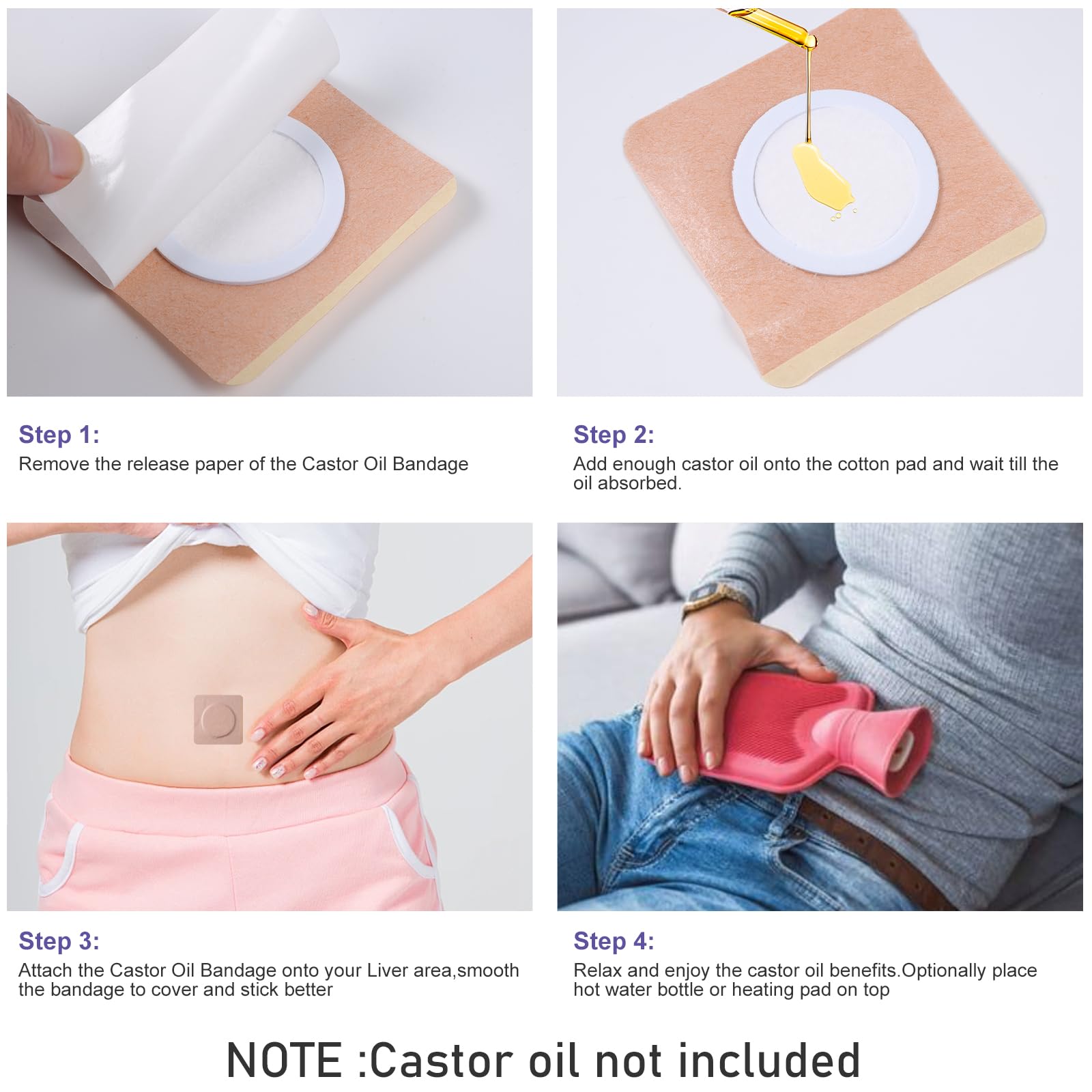 Uso práctico para yoga, dormir o viajar, parche cómodo y portátil de ZELIER.