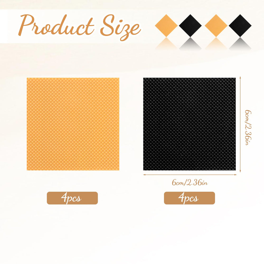 Zelphvt boot heel replacement square tips offering durable protection