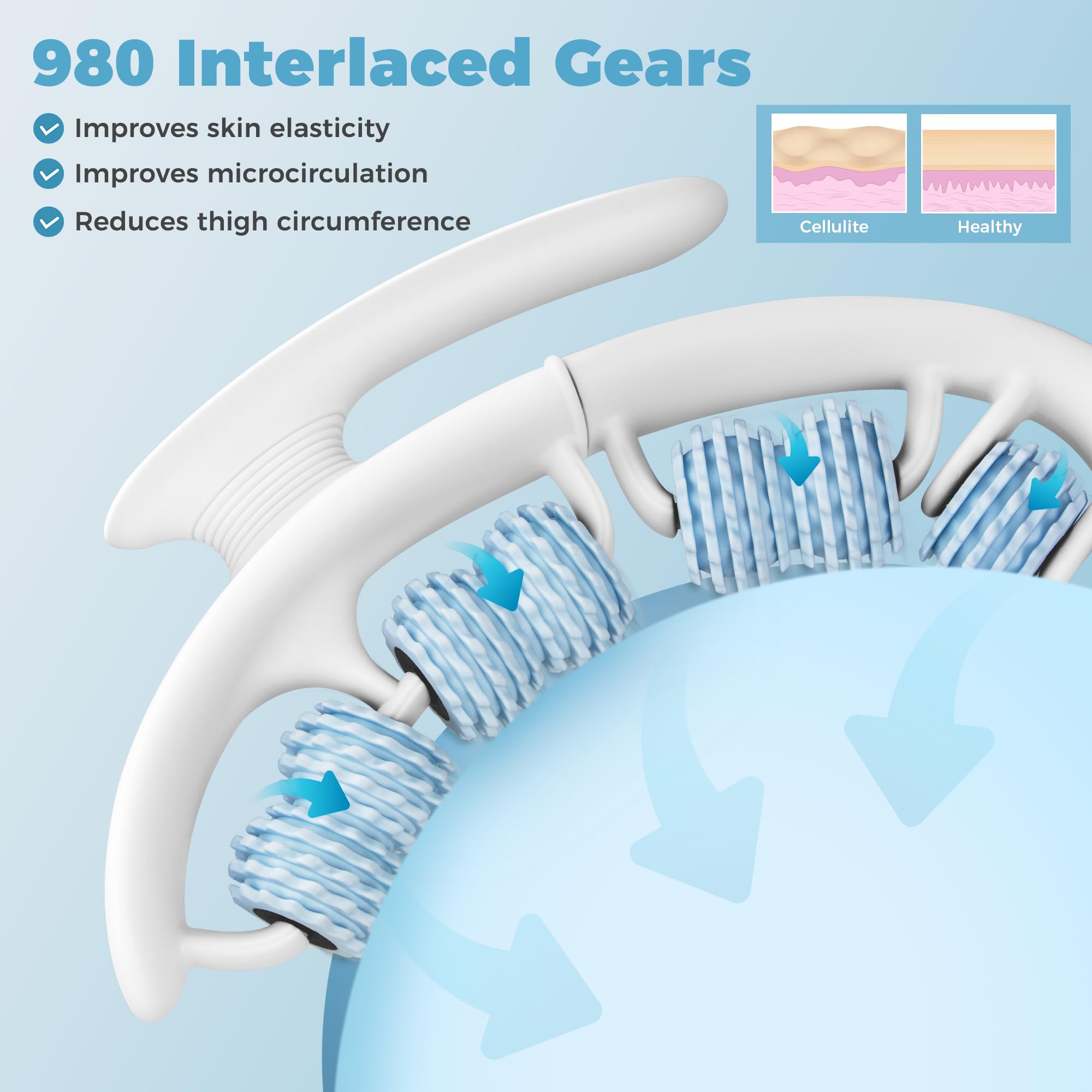 Zeluuyu post-exercise relief massage tool in use
