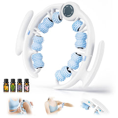 Zeluuyu cellulite massage tool teardrop roller on legs for firmer skin