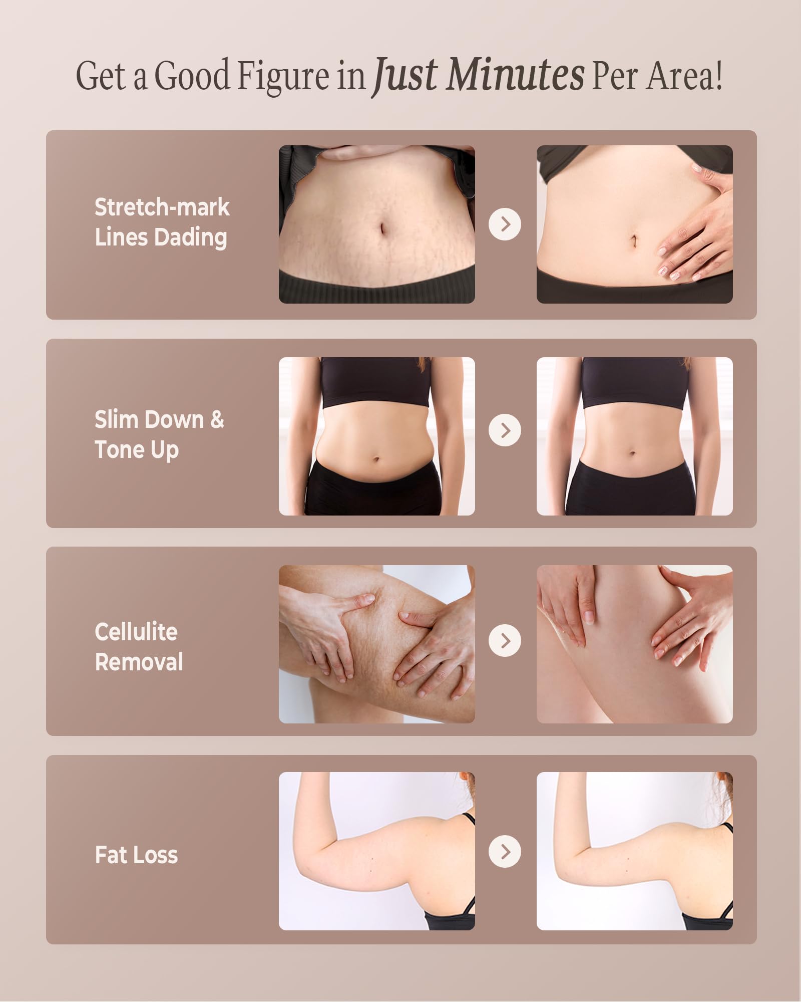 Zelvory face mode for gentle lifting and toning.