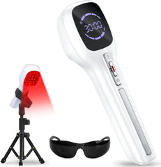 Zelvory cold laser device for humans and dogs in a home setting highlighting everyday comfort.