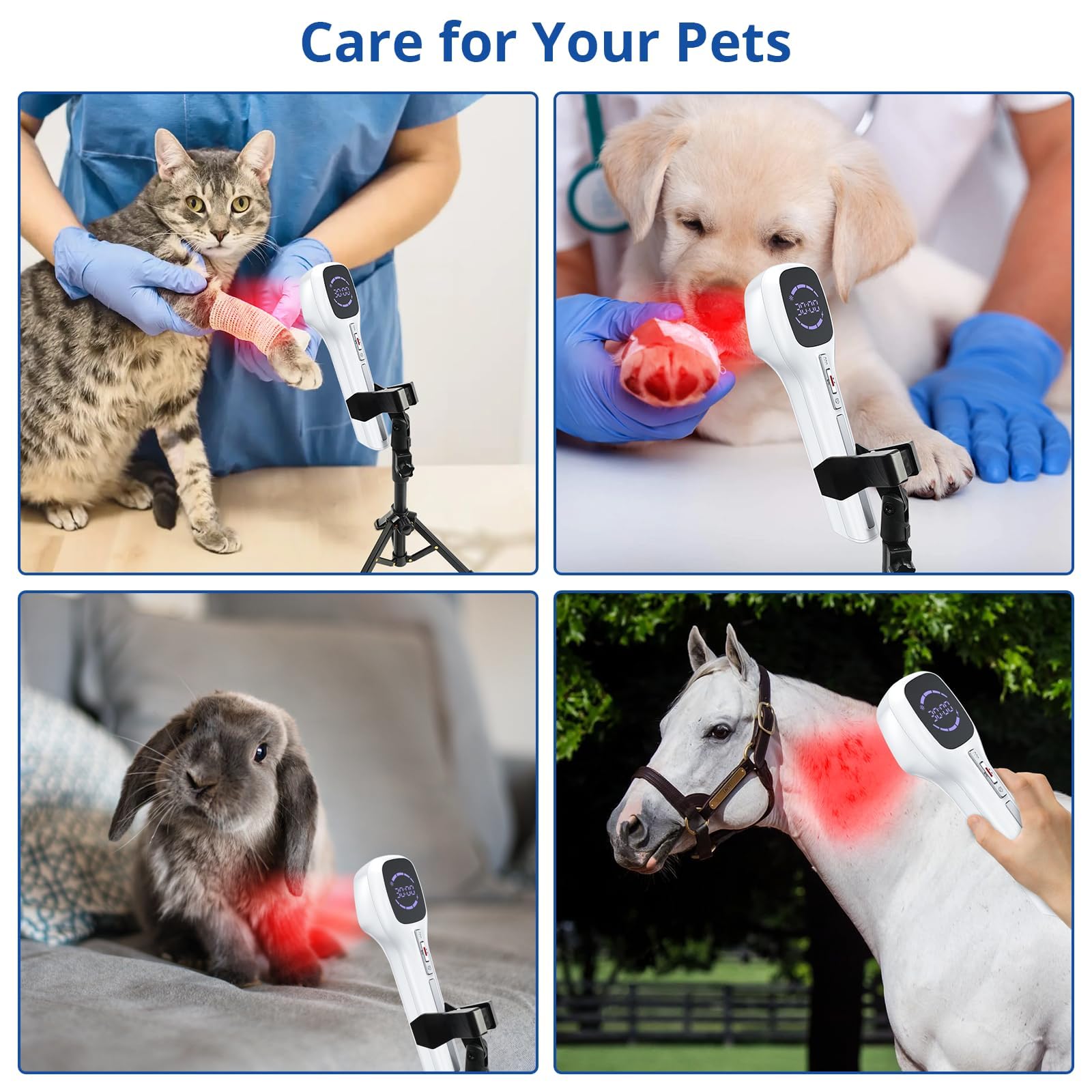 Zelvory protective goggles included for safe light therapy sessions.