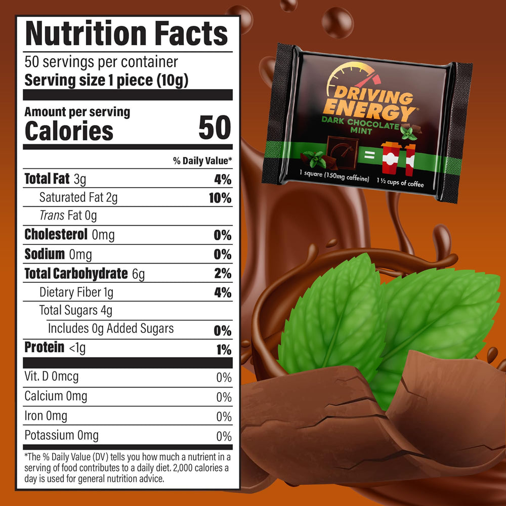 ZenEvo energy bite unwrapped showing mint chocolate flavor for quick energy.