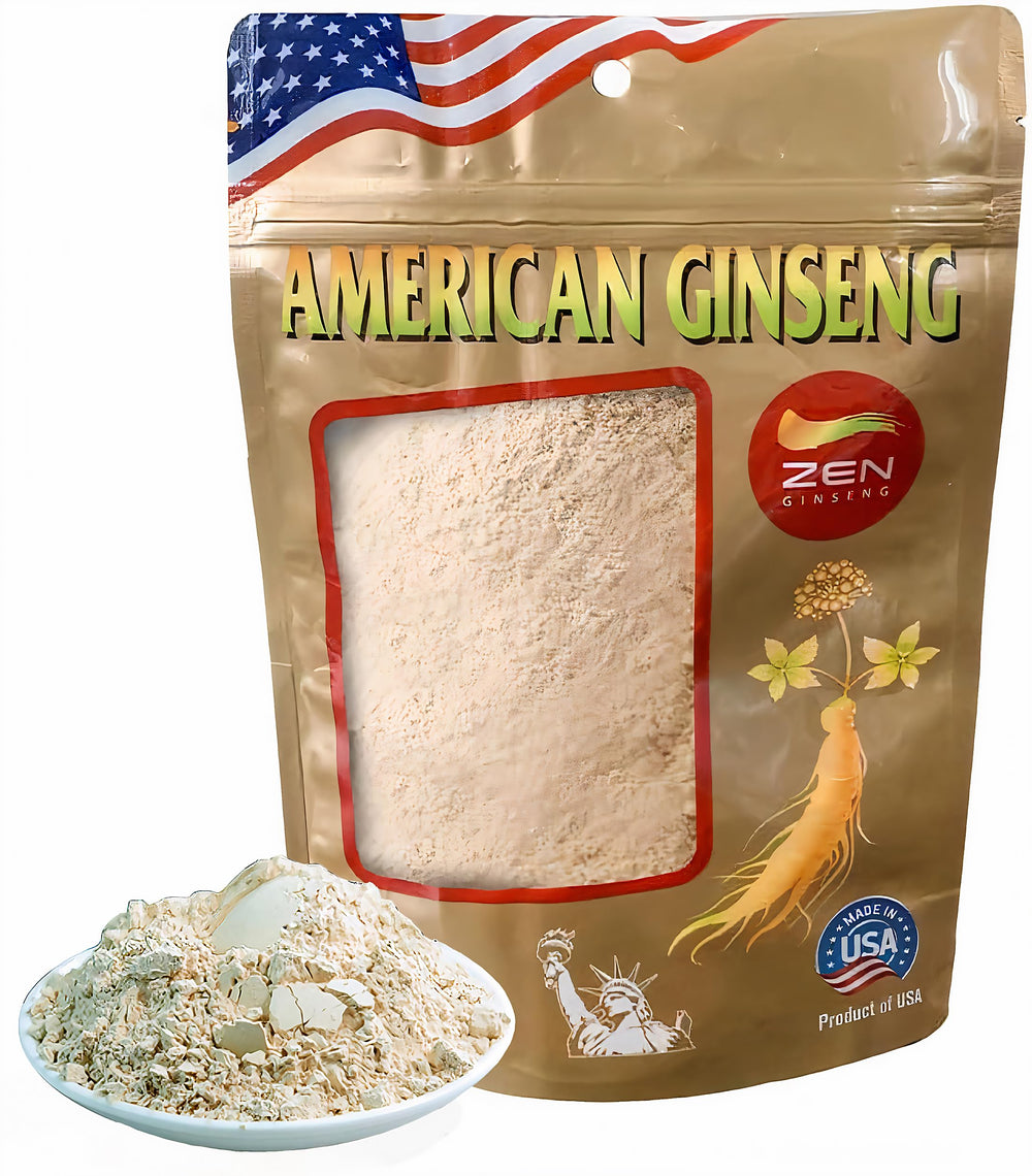 Zen Ginseng Powder bag front view—great for daily energy rituals.