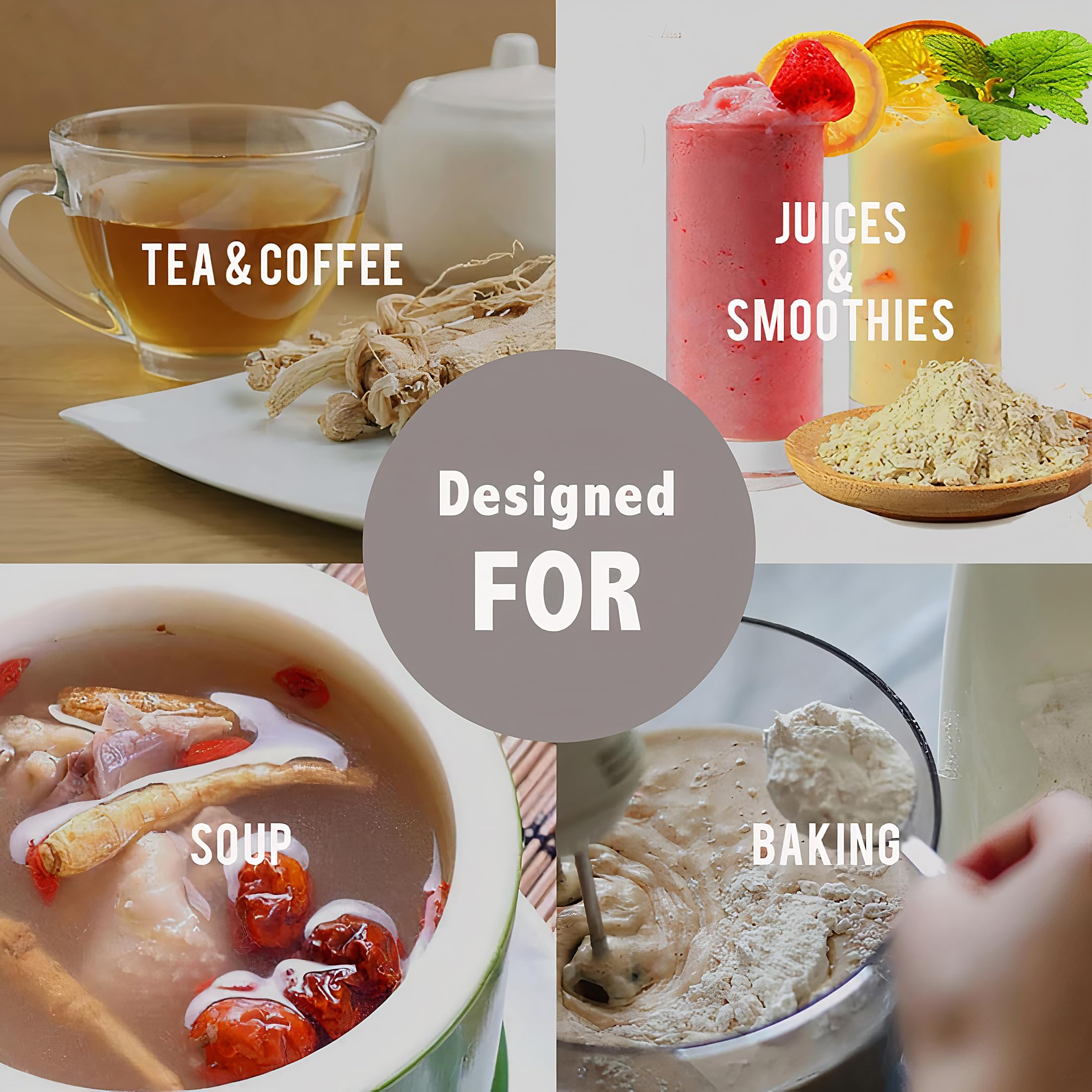 Zen Ginseng smoothie ingredient for vibrant, natural vitality in blends.