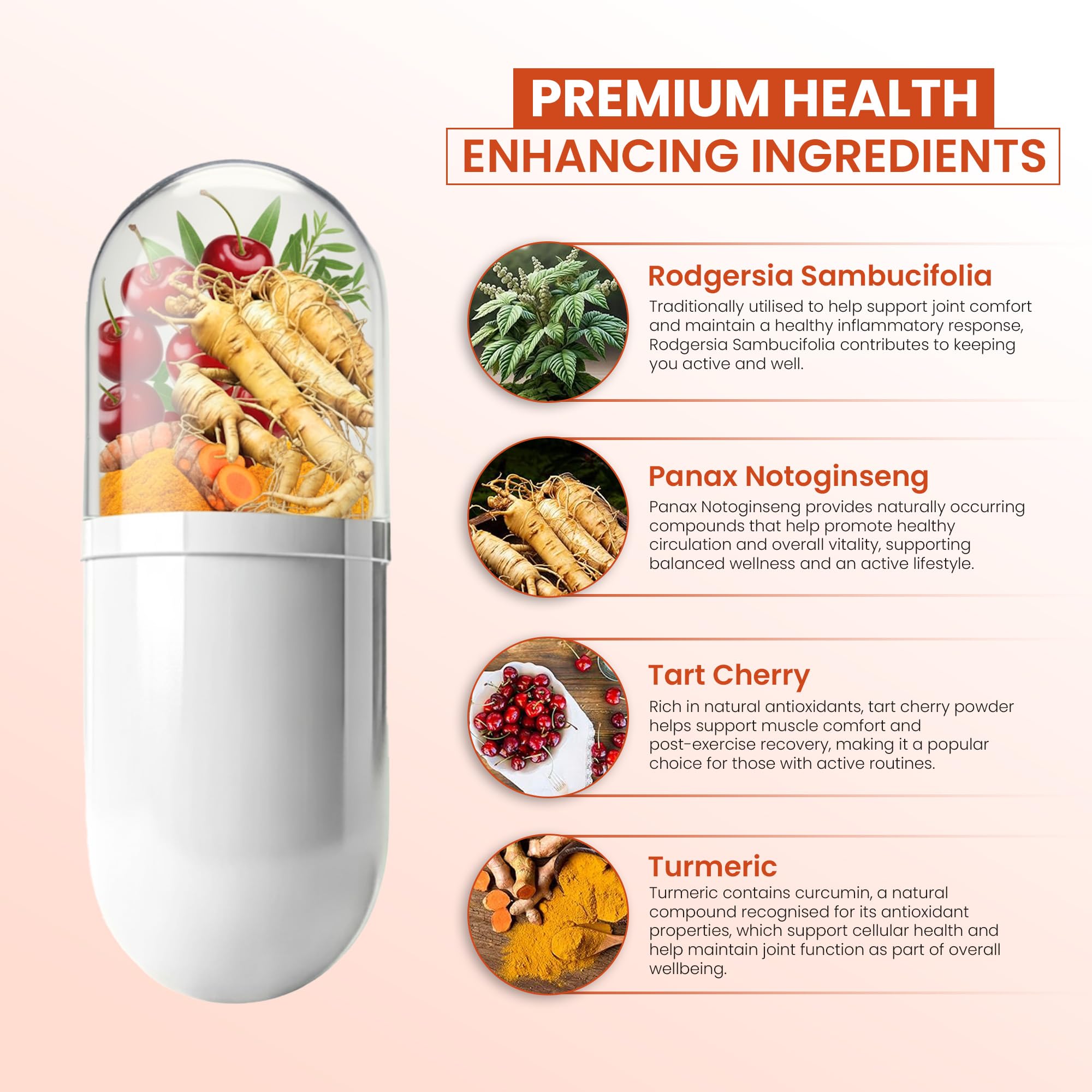 ZEN LIFE HERB Muscle REx capsules ready for daily use and activity