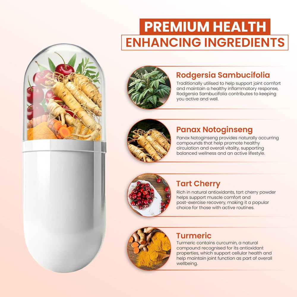 ZEN LIFE HERB Muscle REx capsules ready for daily use and activity