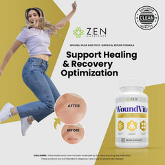 Zen Nutrients WoundVite ingredients chart overview