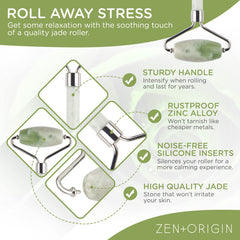 ZEN + ORIGIN gua sha tool for facial contouring and tension relief