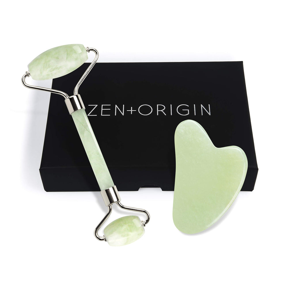 ZEN + ORIGIN jade roller for improved circulation and natural glow