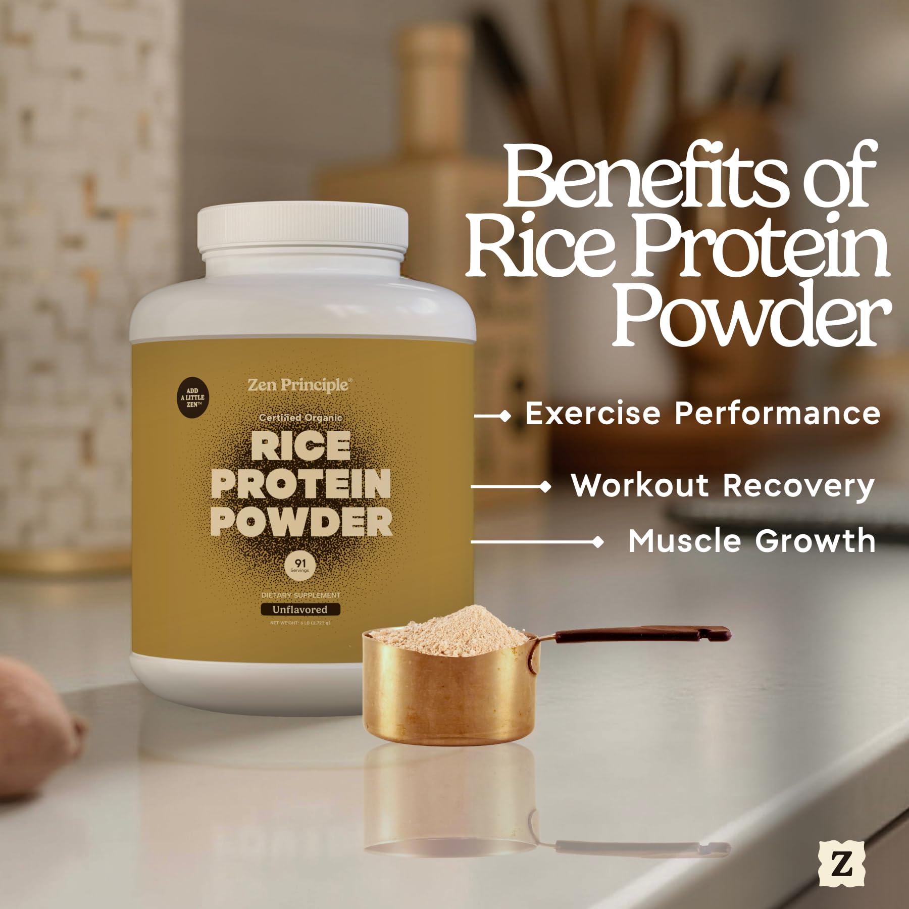 Zen Principle Brown Rice Protein used in baking to boost recipe protein