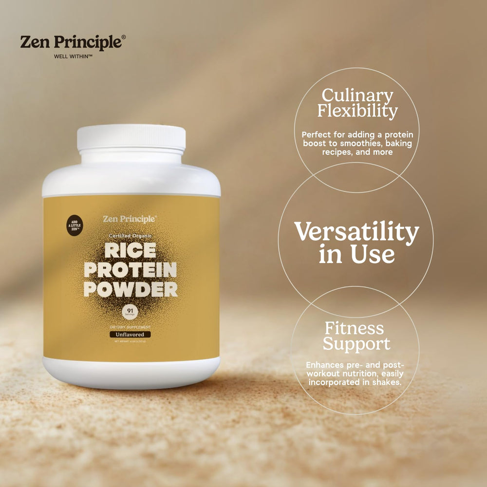 Zen Principle six pound packaging keeps powder fresh and ready