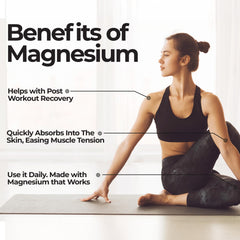 Zen Routine bottle showing massage-friendly spray for muscle relief.