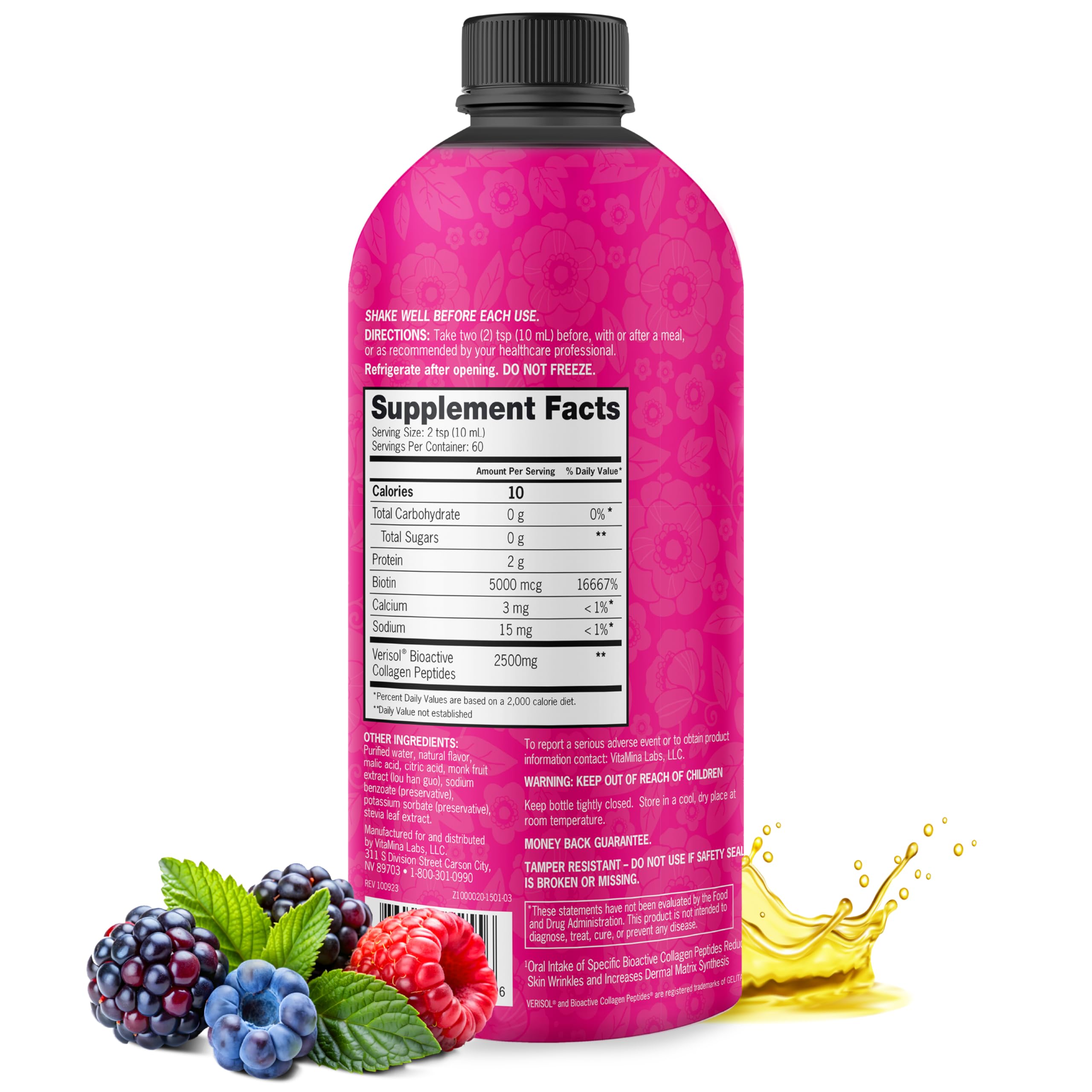 Morning smoothie with Zena Nutrition collagen mixed in for convenient daily routine