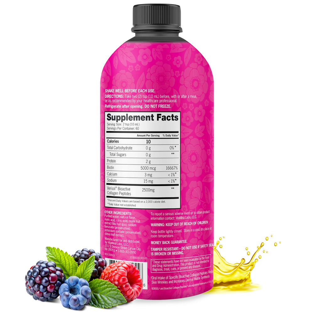 Morning smoothie with Zena Nutrition collagen mixed in for convenient daily routine