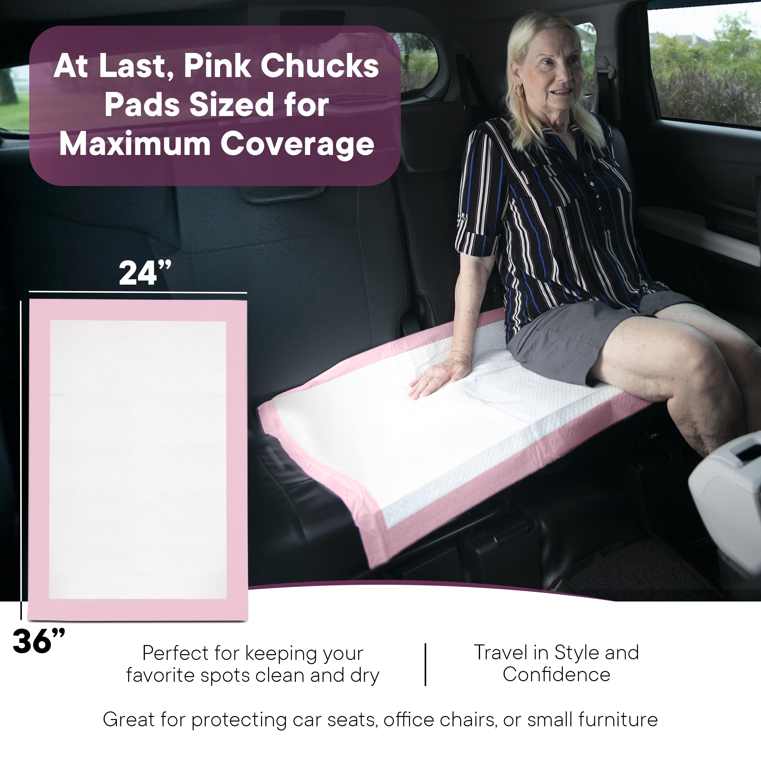 ZenComfort Thick XL chux pad prevents overnight moisture with advanced moisture-lock.