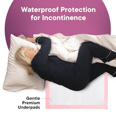ZenComfort water-proof underpad protects couches and pet crates from accidents.