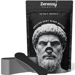 Zenessy Nasal Strips empaque compacto para uso diario y respiración más clara.