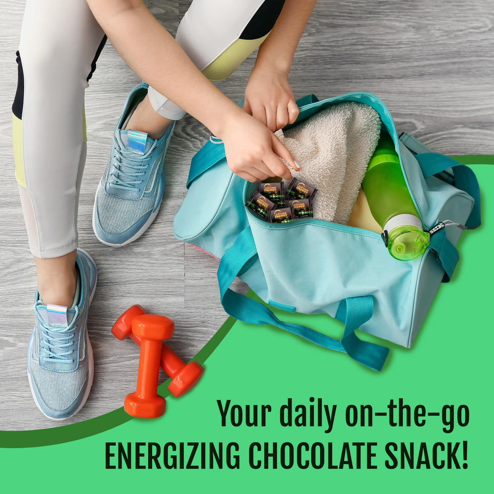 ZenEvo portable energy bite, ideal for gym bag or pocket