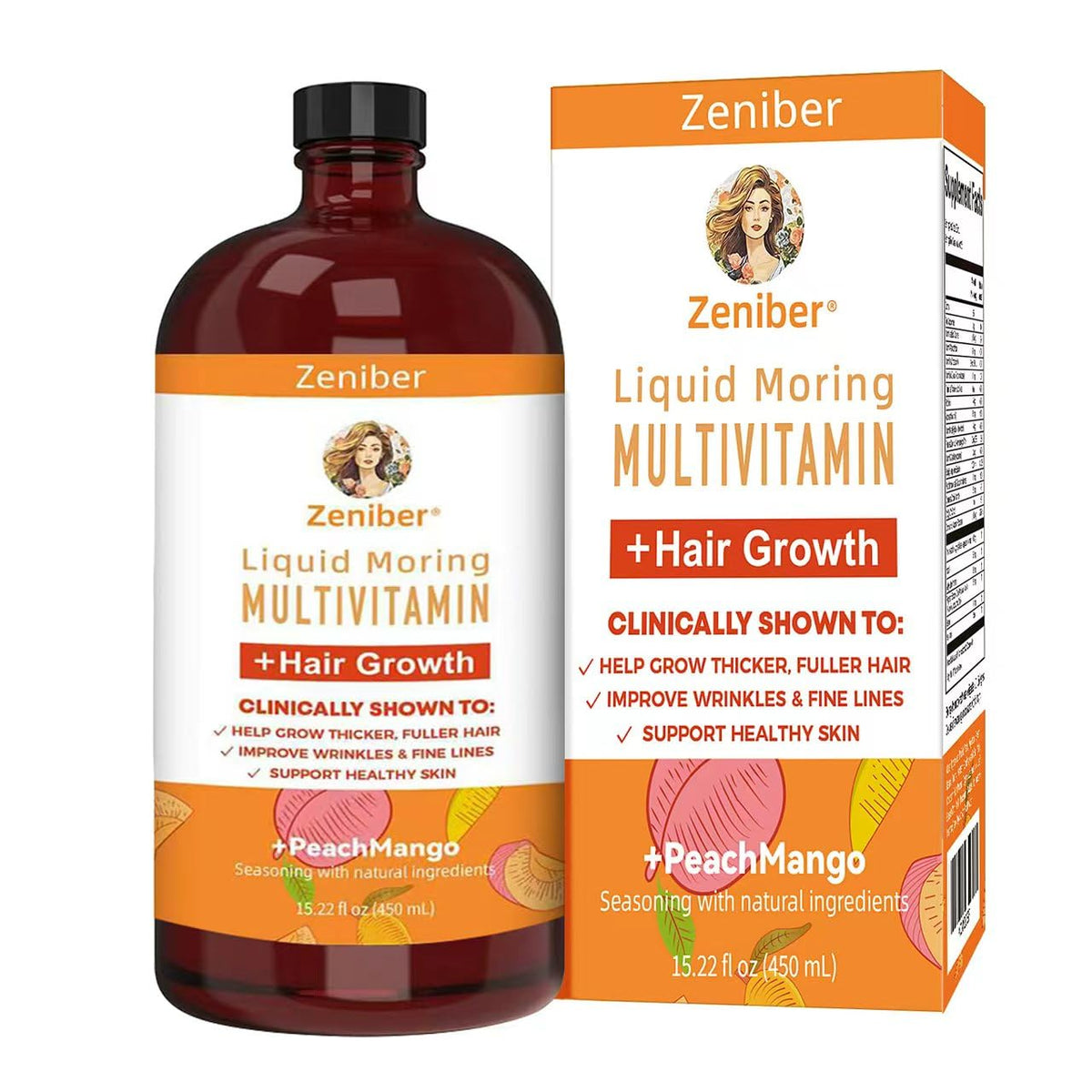 Zeniber MaayRuth liquid bottle pour for easy daily multivitamin use