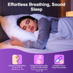 ZenithHome cintas nasales fijación suave para uso nocturno