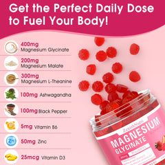 ZenithNutri magnesium blend with ashwagandha zinc and vitamins for daily wellness