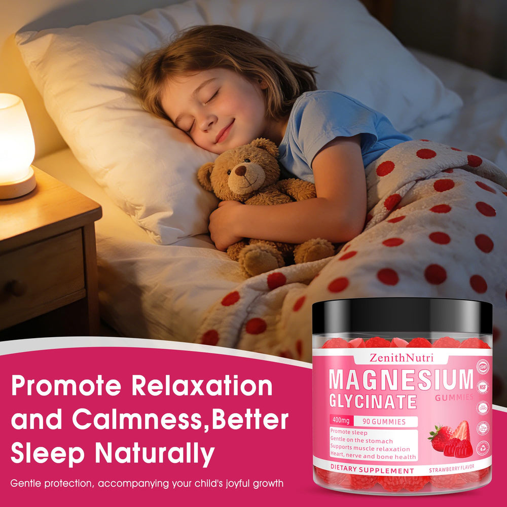 Night time use of ZenithNutri gummies for sleep support