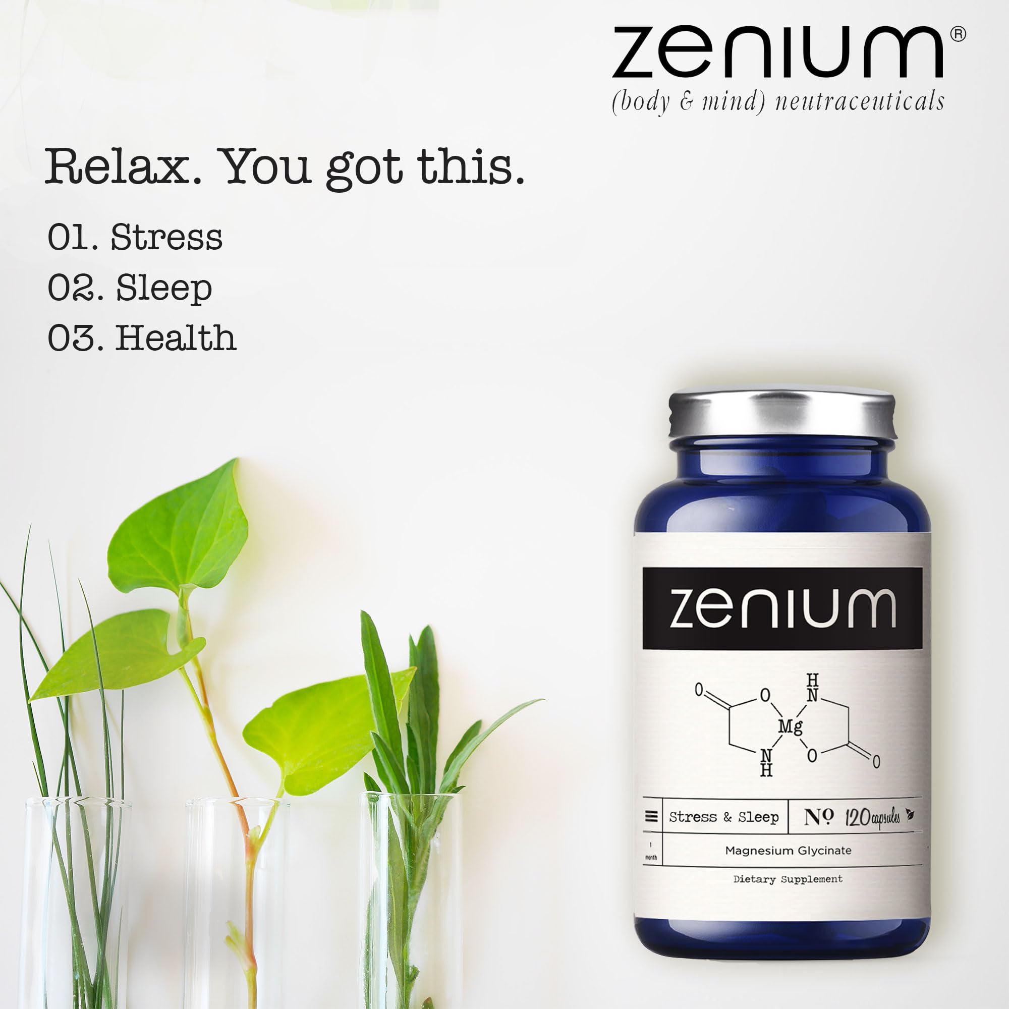 Zenium ayurvedic-ingredients packshot highlighting natural formulations