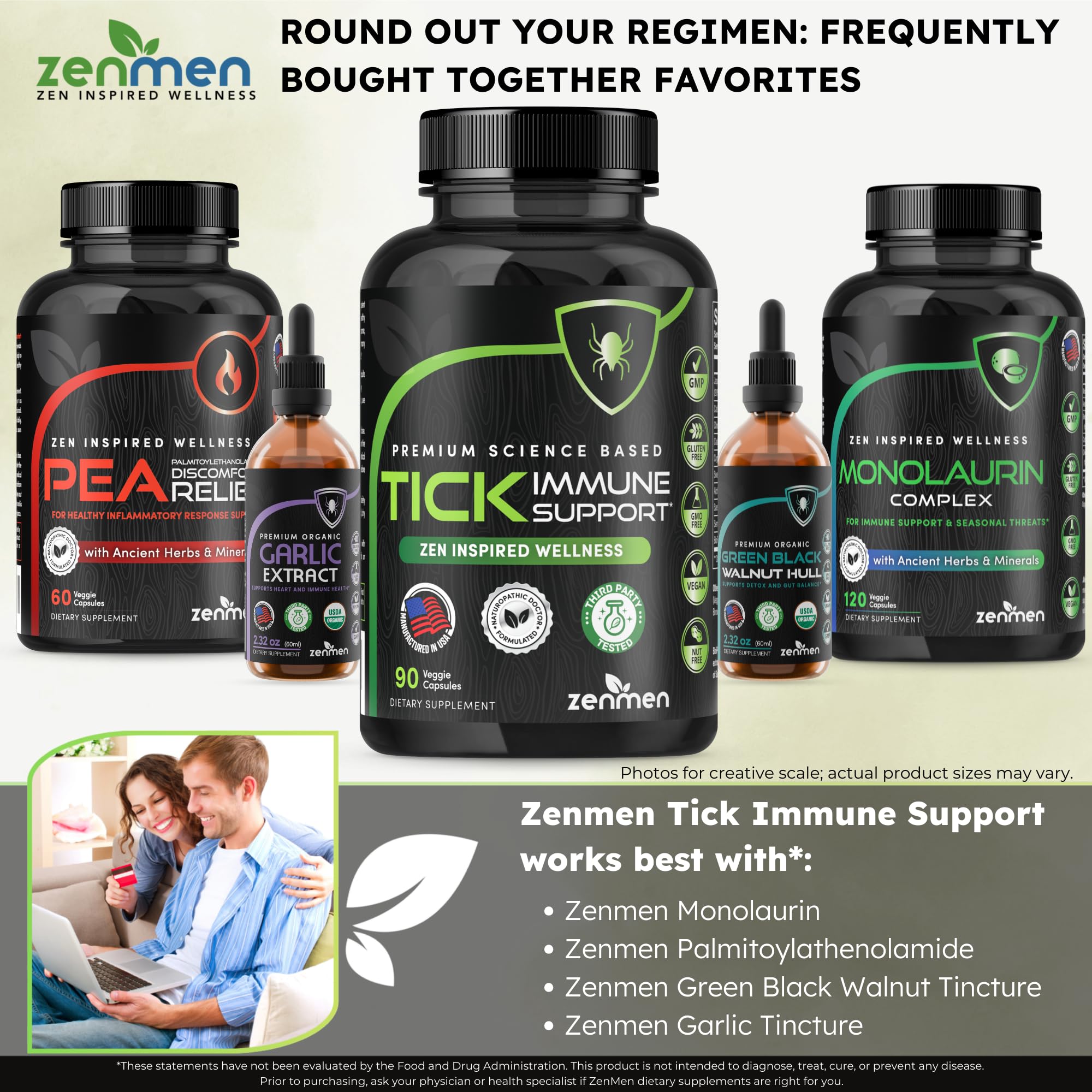 Zenmen Daily Tick Guard daily routine setup promotes consistency.