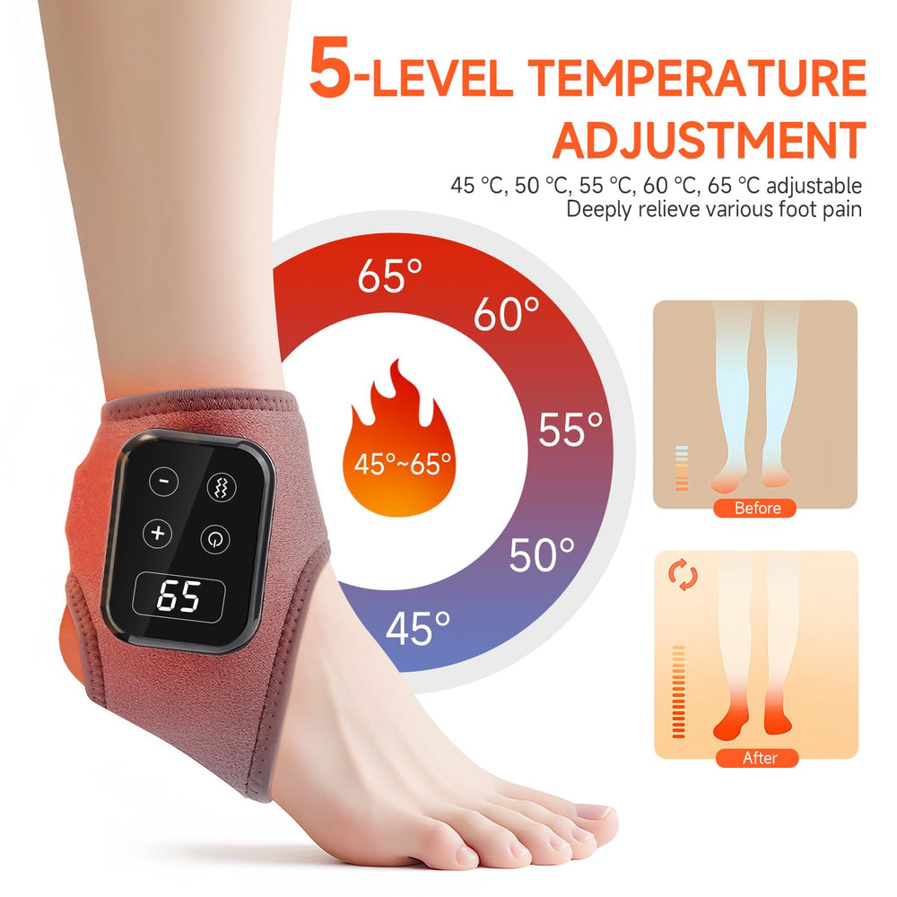 ZENNITHON foot massager heating mode provides soothing warmth