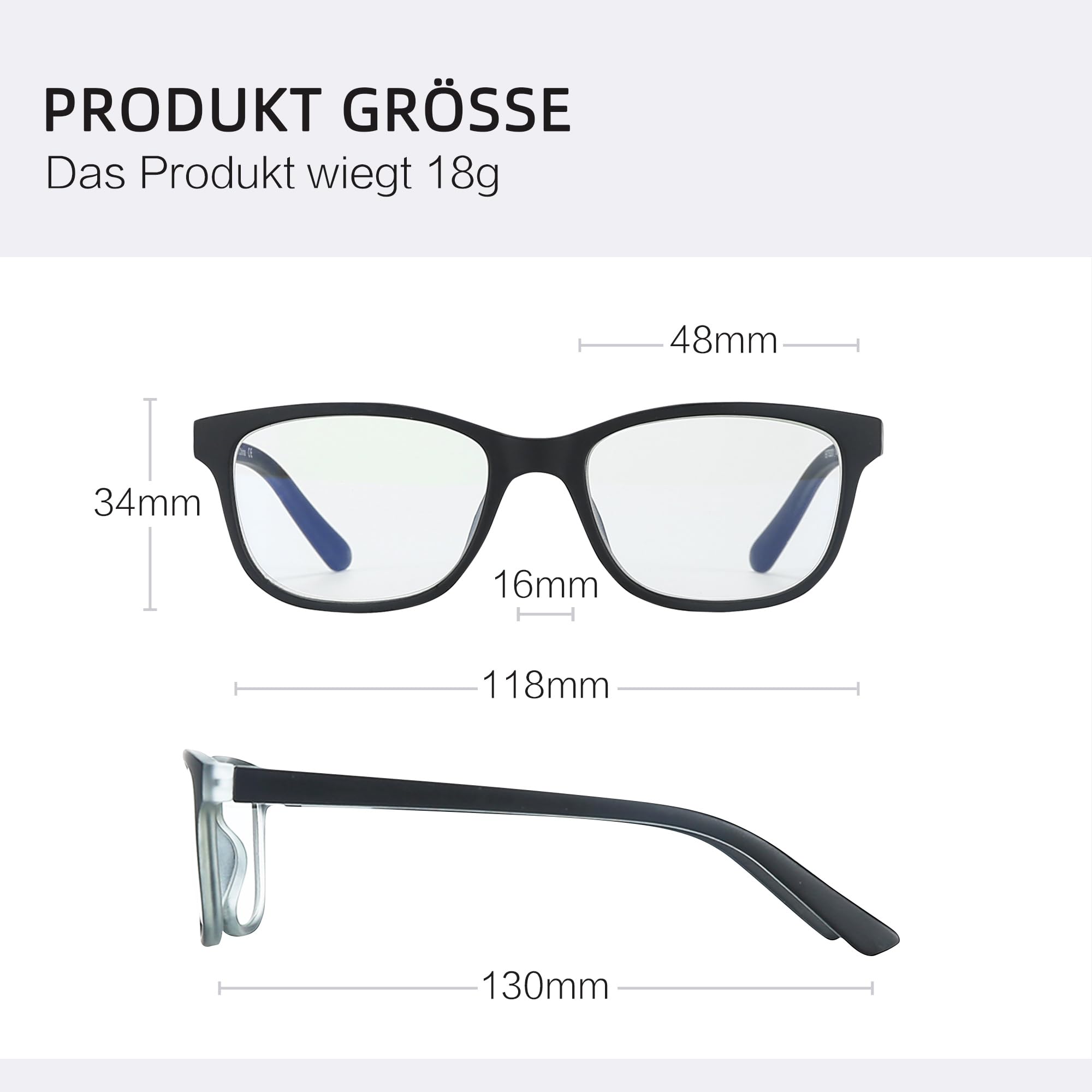 ZENOTTIC Kids blue light glasses packaging presents a gift-ready set.