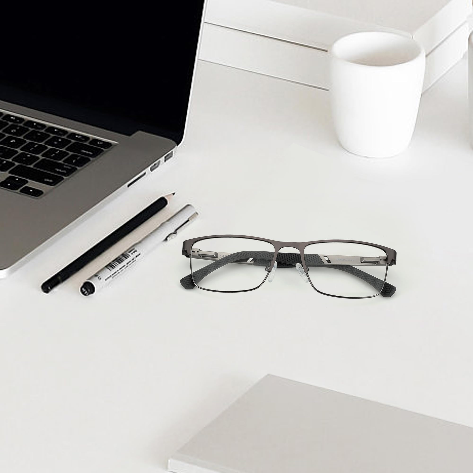 ZENOTTIC glasses with multiple magnifications for reading fine print