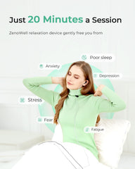ZENOWELL Vita three modes displayed: Sleep, Relax, and Meditation for tailored calm.