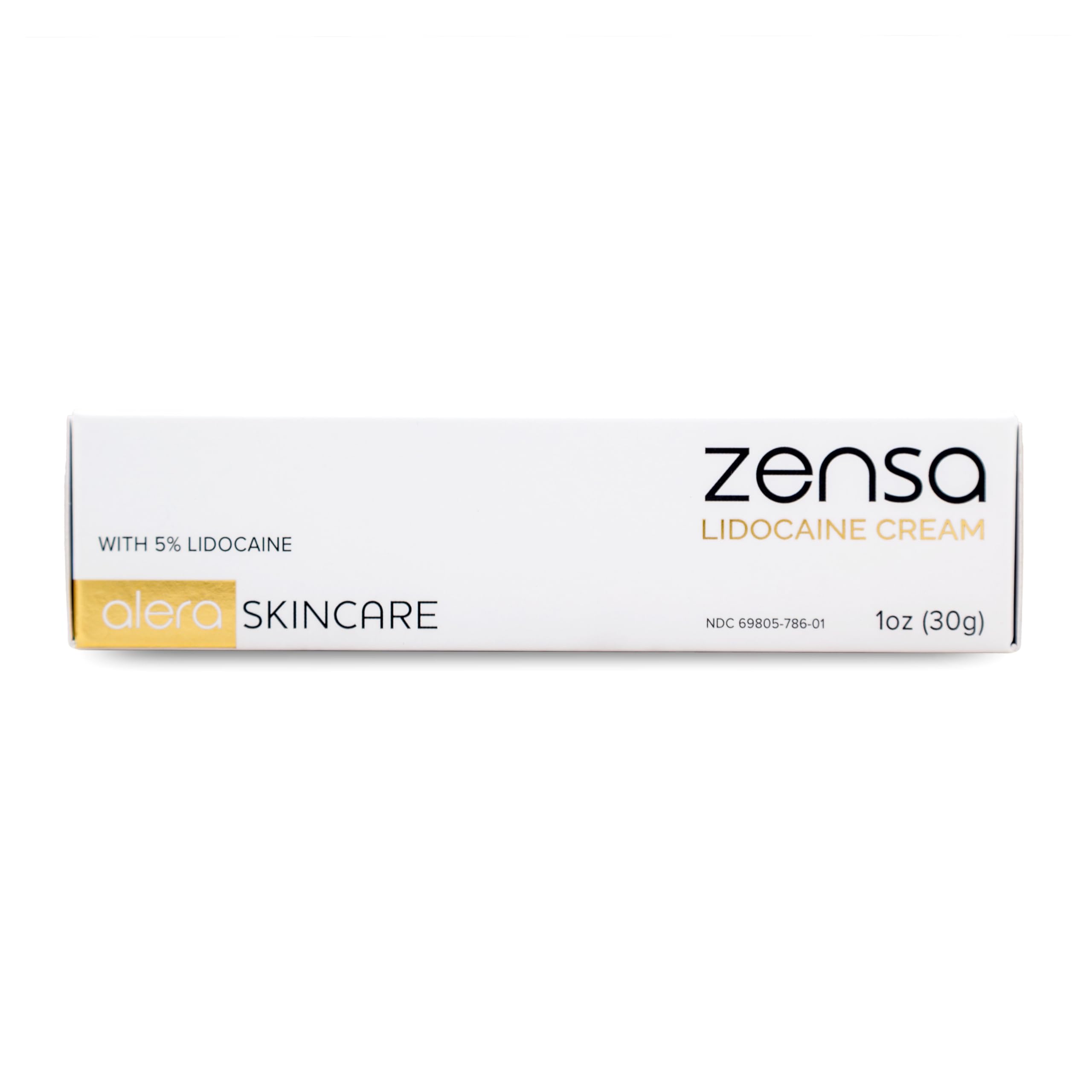 Compact 30g packaging of Zensa Numbing Cream for travel and home use