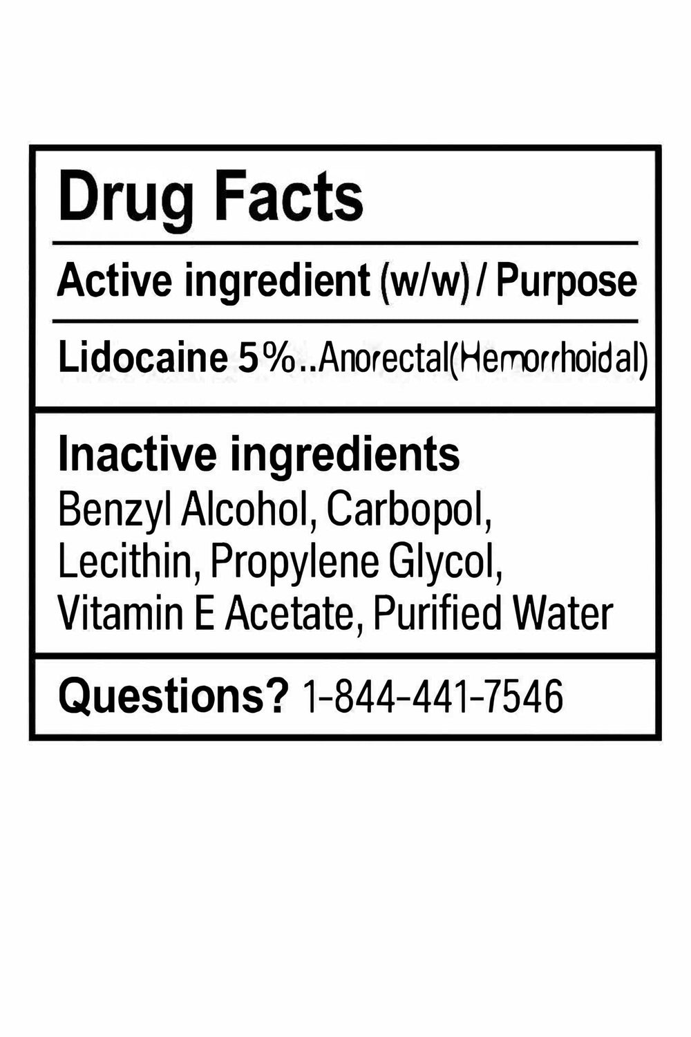 Water-based, hypoallergenic Zensa Numbing Cream designed for sensitive skin