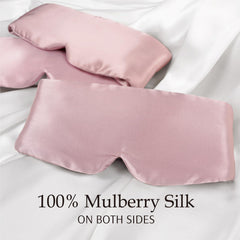 Zenssia silk eye mask adjustable headband for a secure, personalized fit.