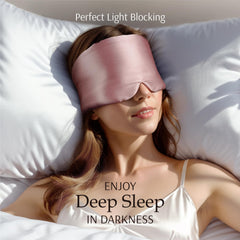 Zenssia sleep mask with ear-protection band reduces rubbing and noise disruption.