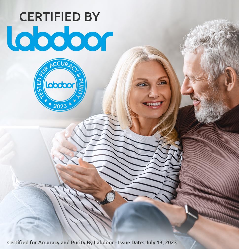 Zentastic Magnesium Complex 4-in-1 bottle back with Labdoor purity information.