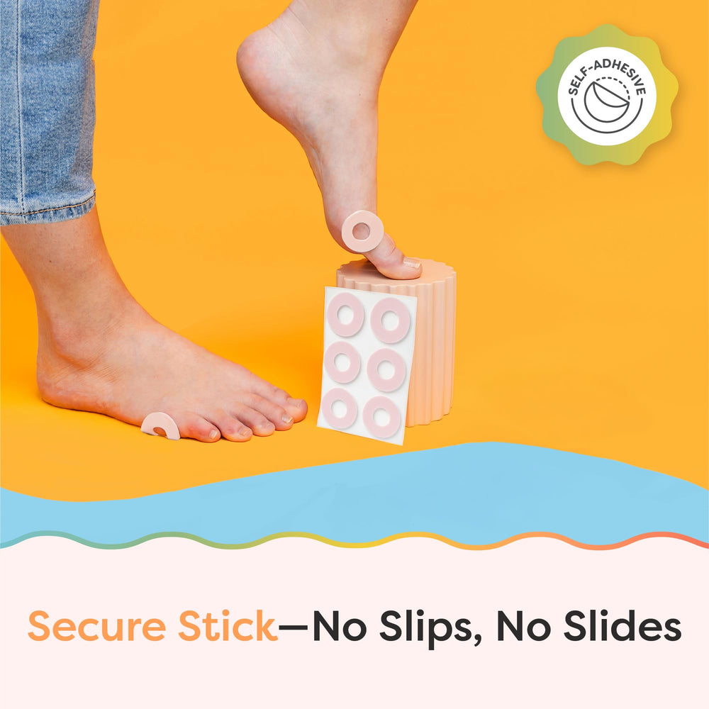 ZenToes 24-pack provides replaceable cushions for on-the-go relief.