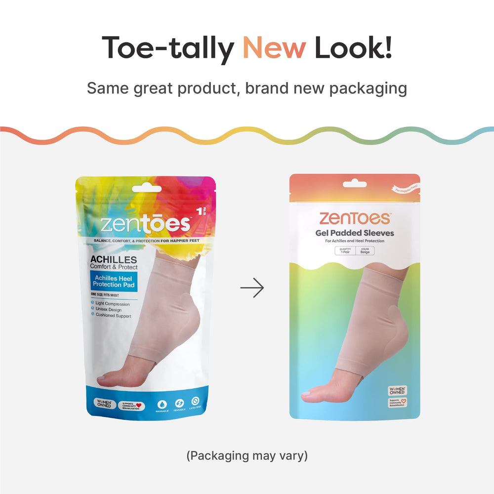ZenToes active lifestyle footcare keeps you moving comfortably.